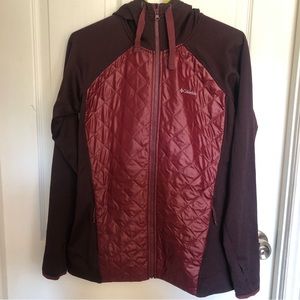 Columbia Omni Heat Mid Layer Sweater Size Medium